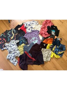 Tea Collection Gap Disney Boy 4 4T Clothing Lot Shorts Tees 25 Pieces PJ Swim